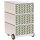 PAPERFLOW easyBox Tropical Rollcontainer weiß, bunt 60635 4 Auszüge 39,0 x 43,6 x 64,2 cm
