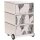 PAPERFLOW easyBox Business Rollcontainer weiß, bunt 60363 4 Auszüge 39,0 x 43,6 x 64,2 cm