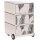 PAPERFLOW easyBox Business Rollcontainer weiß, bunt 60363 4 Auszüge 39,0 x 43,6 x 64,2 cm