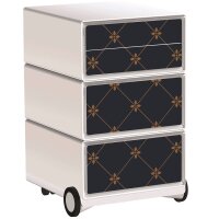 PAPERFLOW easyBox Business Rollcontainer weiß, bunt...