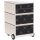 PAPERFLOW easyBox Business Rollcontainer weiß, bunt 60347 4 Auszüge 39,0 x 43,6 x 64,2 cm
