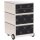 PAPERFLOW easyBox Business Rollcontainer weiß, bunt 60347 4 Auszüge 39,0 x 43,6 x 64,2 cm