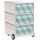 PAPERFLOW easyBox Vintage Rollcontainer weiß, bunt 60971 4 Auszüge 39,0 x 43,6 x 64,2 cm
