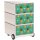 PAPERFLOW easyBox Tropical Rollcontainer weiß, bunt 60699 4 Auszüge 39,0 x 43,6 x 64,2 cm