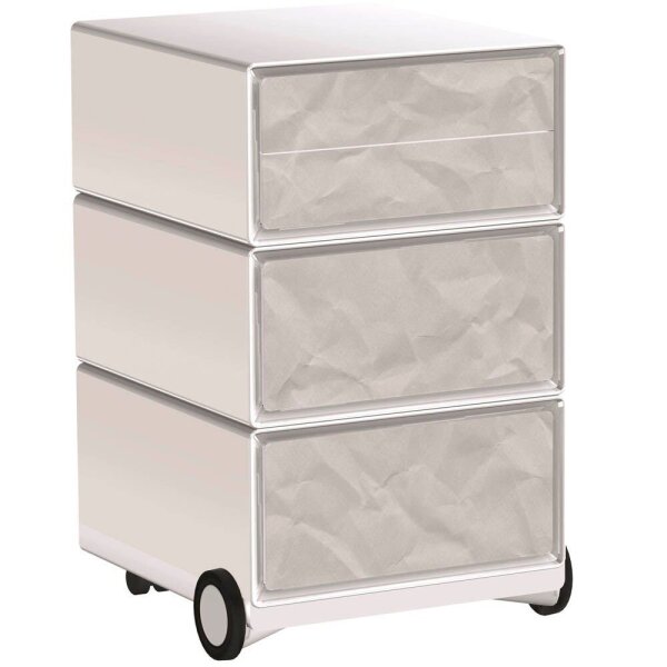 PAPERFLOW easyBox Contents Rollcontainer weiß, bunt 62007 4 Auszüge 39,0 x 43,6 x 64,2 cm