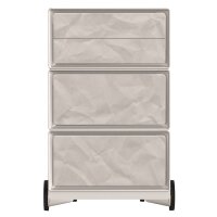 PAPERFLOW easyBox Contents Rollcontainer weiß, bunt 62007 4 Auszüge 39,0 x 43,6 x 64,2 cm