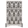 PAPERFLOW easyBox Black & White Rollcontainer weiß, schwarz 60523 4 Auszüge 39,0 x 43,6 x 64,2 cm