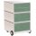 PAPERFLOW easyBox Contents Rollcontainer weiß, bunt 62045 4 Auszüge 39,0 x 43,6 x 64,2 cm
