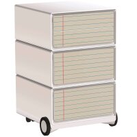 PAPERFLOW easyBox Contents Rollcontainer weiß, bunt...