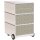 PAPERFLOW easyBox Vintage Rollcontainer weiß, bunt 60795 4 Auszüge 39,0 x 43,6 x 64,2 cm