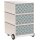 PAPERFLOW easyBox Vintage Rollcontainer weiß, bunt 60827 4 Auszüge 39,0 x 43,6 x 64,2 cm