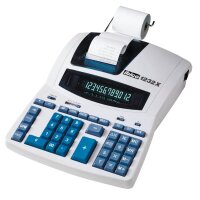 ibico® 1232X Tischrechner druckend weiß/blau