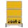 PAPERFLOW easyBox Business Rollcontainer weiß, bunt 62263 4 Auszüge 39,0 x 43,6 x 64,2 cm