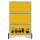 PAPERFLOW easyBox Business Rollcontainer weiß, bunt 62263 4 Auszüge 39,0 x 43,6 x 64,2 cm