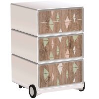PAPERFLOW easyBox Colour Rollcontainer weiß, bunt...