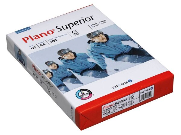 Plano® Kopierpapier Superior DIN A4 60 g/qm 500 Blatt