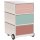 PAPERFLOW easyBox Colour Rollcontainer weiß, bunt 61563 4 Auszüge 39,0 x 43,6 x 64,2 cm