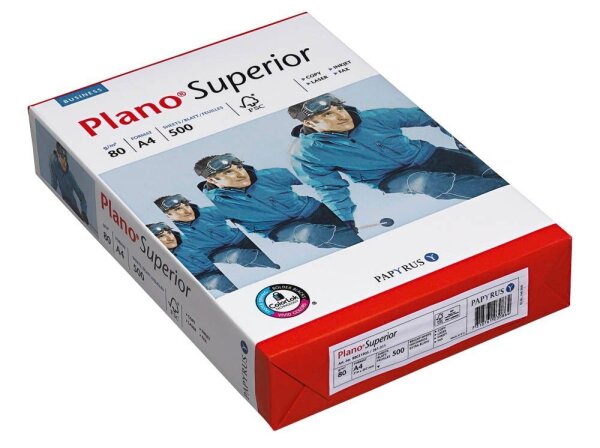 Plano® Kopierpapier Superior DIN A4 80 g/qm 500 Blatt