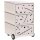 PAPERFLOW easyBox Black & White Rollcontainer weiß, schwarz 60427 4 Auszüge 39,0 x 43,6 x 64,2 cm