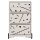 PAPERFLOW easyBox Black & White Rollcontainer weiß, schwarz 60427 4 Auszüge 39,0 x 43,6 x 64,2 cm