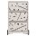 PAPERFLOW easyBox Black & White Rollcontainer weiß, schwarz 60427 4 Auszüge 39,0 x 43,6 x 64,2 cm