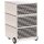 PAPERFLOW easyBox Black & White Rollcontainer weiß, schwarz 60397 4 Auszüge 39,0 x 43,6 x 64,2 cm