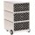 PAPERFLOW easyBox Black & White Rollcontainer weiß, schwarz 60539 4 Auszüge 39,0 x 43,6 x 64,2 cm