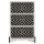 PAPERFLOW easyBox Black & White Rollcontainer weiß, schwarz 60539 4 Auszüge 39,0 x 43,6 x 64,2 cm