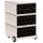 PAPERFLOW easyBox Classic Chic Rollcontainer weiß, bunt 60015 4 Auszüge 39,0 x 43,6 x 64,2 cm