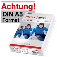 Plano® Kopierpapier Superior DIN A5 80 g/qm 500 Blatt