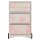 PAPERFLOW easyBox Colour Rollcontainer weiß, bunt 61547 4 Auszüge 39,0 x 43,6 x 64,2 cm