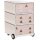 PAPERFLOW easyBox Classic Chic Rollcontainer weiß, bunt 60031 4 Auszüge 39,0 x 43,6 x 64,2 cm