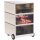 PAPERFLOW easyBox Garden Factory Rollcontainer weiß, bunt 61125 4 Auszüge 39,0 x 43,6 x 64,2 cm