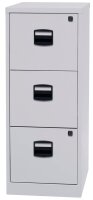 BISLEY Home PFA 3 Hängeregistraturschrank lichtgrau 3 Schubladen 41,3 x 40,0 x 101,5 cm, 1 St.