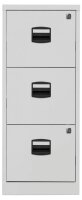 BISLEY Home PFA 3 Hängeregistraturschrank lichtgrau 3 Schubladen 41,3 x 40,0 x 101,5 cm, 1 St.
