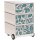 PAPERFLOW easyBox Garden Factory Rollcontainer weiß, bunt 60267 4 Auszüge 39,0 x 43,6 x 64,2 cm