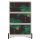 PAPERFLOW easyBox Tropical Rollcontainer weiß, bunt 62455 4 Auszüge 39,0 x 43,6 x 64,2 cm