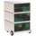 PAPERFLOW easyBox Tropical Rollcontainer weiß, bunt 62455 4 Auszüge 39,0 x 43,6 x 64,2 cm