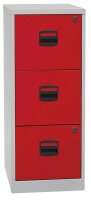 BISLEY Home PFA 3 Hängeregistraturschrank lichtgrau,...