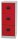 BISLEY Home PFA 3 Hängeregistraturschrank lichtgrau, kardinalrot 3 Schubladen 41,3 x 40,0 x 101,5 cm, 1 St.