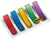 Post-it® Mini Haftmarker farbsortiert 5x 20 Streifen