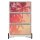 PAPERFLOW easyBox Tropical Rollcontainer weiß, bunt 61297 4 Auszüge 39,0 x 43,6 x 64,2 cm