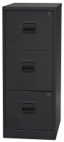 BISLEY Home PFA 3 Hängeregistraturschrank schwarz 3 Schubladen 41,3 x 40,0 x 101,5 cm, 1 St.