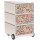 PAPERFLOW easyBox Garden Factory Rollcontainer weiß, bunt 60219 4 Auszüge 39,0 x 43,6 x 64,2 cm