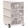 PAPERFLOW easyBox Tropical Rollcontainer weiß, bunt 62471 4 Auszüge 39,0 x 43,6 x 64,2 cm