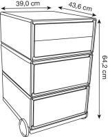PAPERFLOW easyBox Garden Factory Rollcontainer...