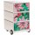 PAPERFLOW easyBox Garden Factory Rollcontainer weiß, bunt 62423 4 Auszüge 39,0 x 43,6 x 64,2 cm