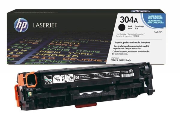 HP 304A (CC530A) schwarz Tonerkartusche