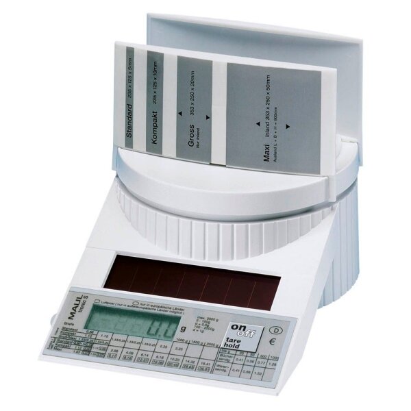 MAUL Briefwaage MAULtronic S porto weiß für max. 2,0 kg