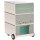 PAPERFLOW easyBox Garden Factory Rollcontainer weiß, bunt 61109 4 Auszüge 39,0 x 43,6 x 64,2 cm